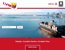 Tablet Screenshot of lvmcargo.nl